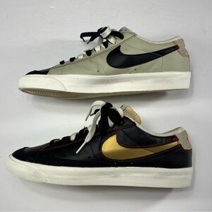NIKE Blazer Low ‘77 Premium Men’s Shoes Size:9 Leather Multicolor DH 4370-001
